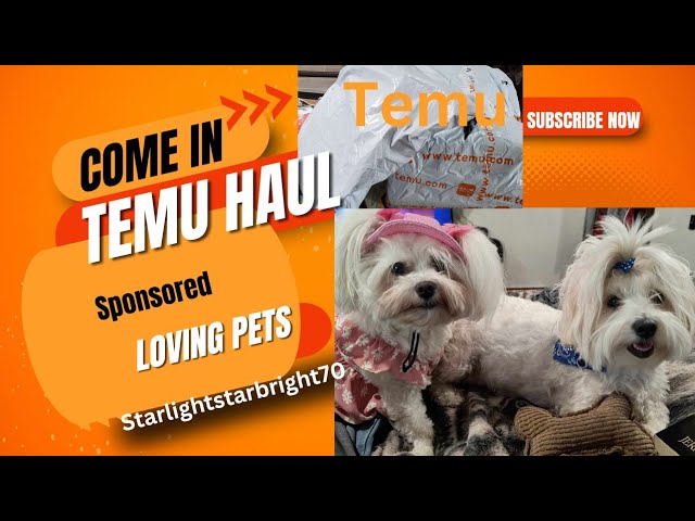 My1st sponsored #temuhaul Pet Lovers 🐶🐕🐾🐾 You'll want to watch this one