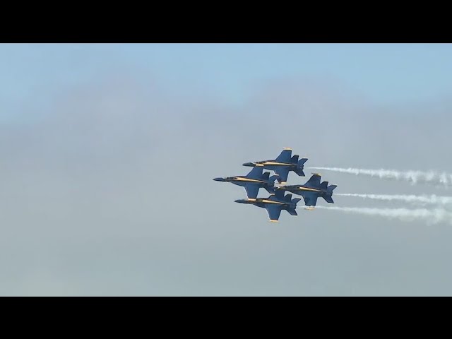 Blue Angels soar over San Francisco