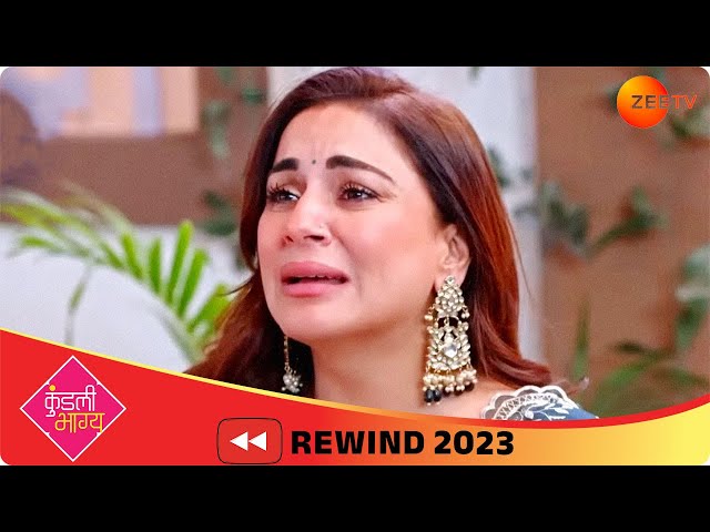 Zee Tv YouTube Rewind 2023 - Kundali Bhagya - Preeta TENSED As Srishti Is KIDNAPPED  #2023trends