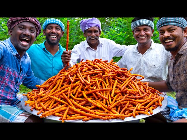 POTATO STICKS | Crispy Potato Fry Recipe Cooking In Village | Aloo Snacks | Potato Snack Recipe