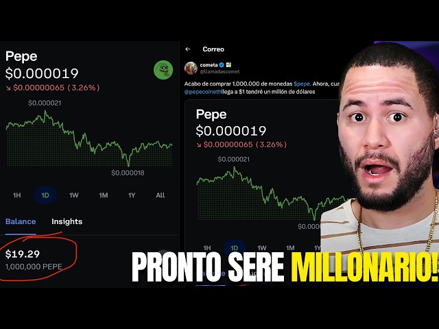 COMPRE UN MILLON DE PEPE (SERE MILLONARIO CUANDO LLEGUE $1 DOLAR)