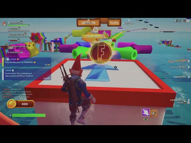 FORTNITE Parcour Fast 134 Level (Fortnite Chapter 5)