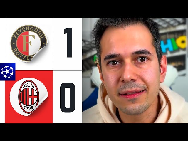 IO LO TROVO INSPIEGABILE 🔥 FEYENOORD-MILAN 1-0