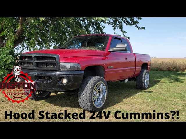 Custom Hood Stacked 24V Cummins!?