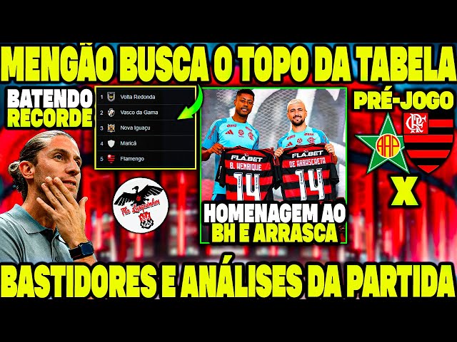 FLAMENGO EM BUSCA DO TOPO NO CAMPEONATO CARIOCA! FLMENGO X PORTUGUESA! ESCALAÇÃO E BASTIDORES