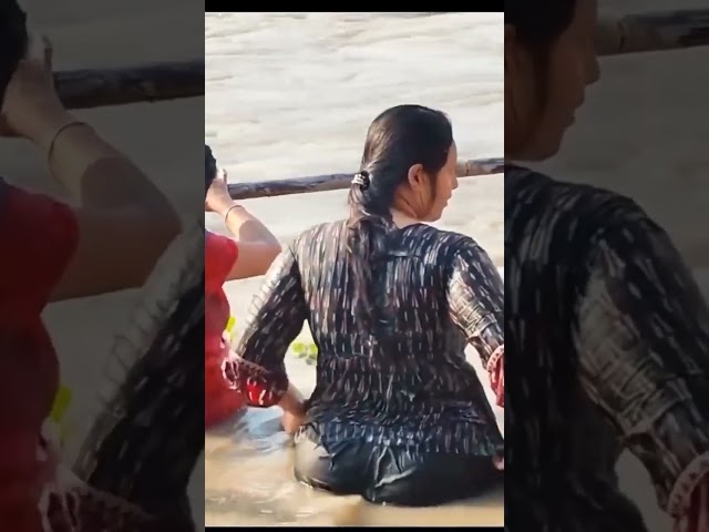 Ganga snan river bath Viral Short #shorts #viralshorts