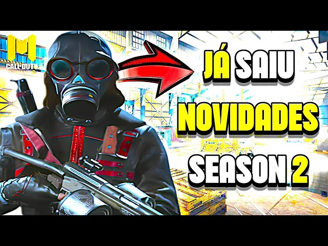 JÁ SAIU NOVIDADES SEASON 2 COD MOBILE