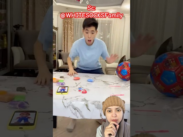 Playdoh buatan adek jadi rusak⁉️ @WHITESOCKSFamily