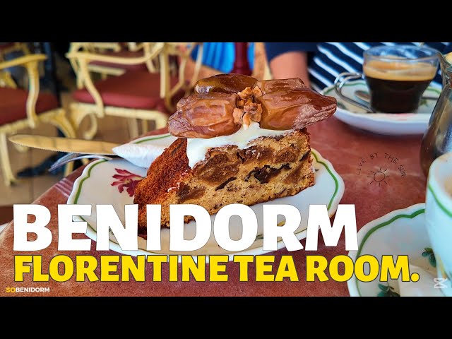 BENIDORM HAS A FANTASTIC TEAROOM #benidorm #sobenidorm #tearoom #afternoontea #blackpool #vanlife