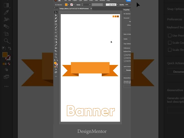 How to Design Banner in Adobe Illustrator | Illustrator Tutorials | DesignMentor