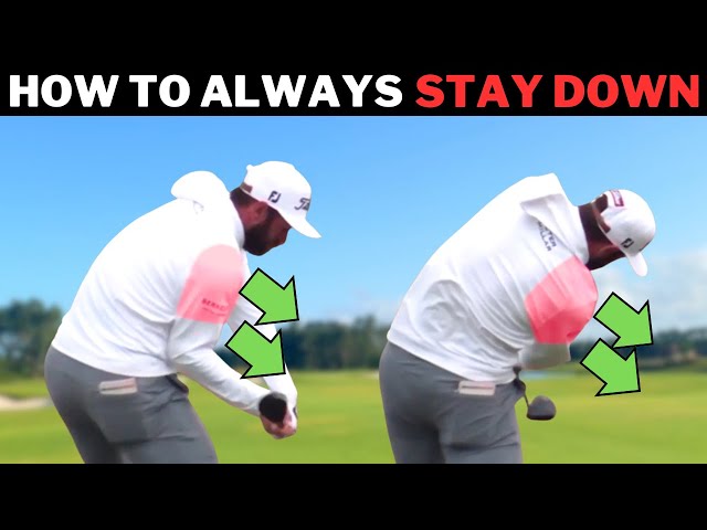 Why Amateur Golfers Can't Stop Standing Up Through The Golf Ball