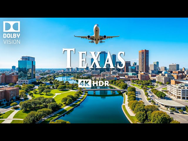 TEXAS 4K ULTRA HD [60FPS] • A Cinematic Journey Through the Lone Star State with Inspiring Music