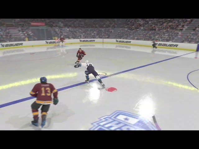 crazy backhand goal