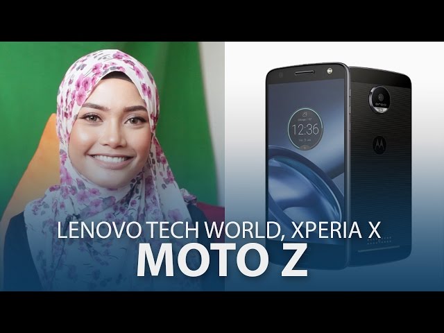 Mingguan Amanz - Lenovo Tech World, Moto Z, Xperia X