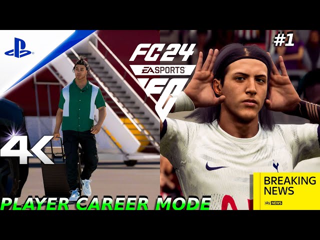 EA SPORTS FC 24 | NEW CLUB, NEW COUNTRY, NEW BEGINNING!!! 🔥 | PLAYER CAREER MODE # 1 |  PS5™