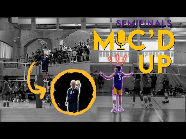 2 YELLOW CARDS? REALLY?!? | Mic'd Up Volleyball | UFVAC Aurahan Tournament | Semi-Finals