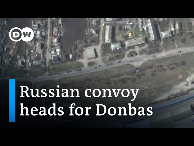 Russian forces destroy Dnipro airport as large military convoy moves toward east Ukraine | DW News