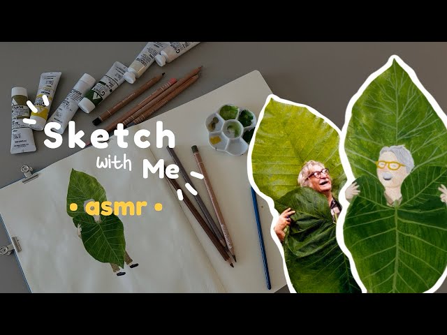 ASMR Sketch With Me | 10-Min Relaxing Drawing Session