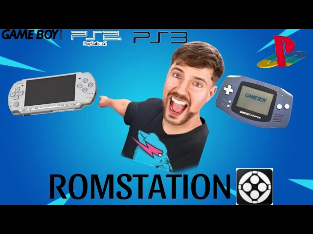 How to play games ps3,psp... on Romstation -free- + configuration #romstation #playstation