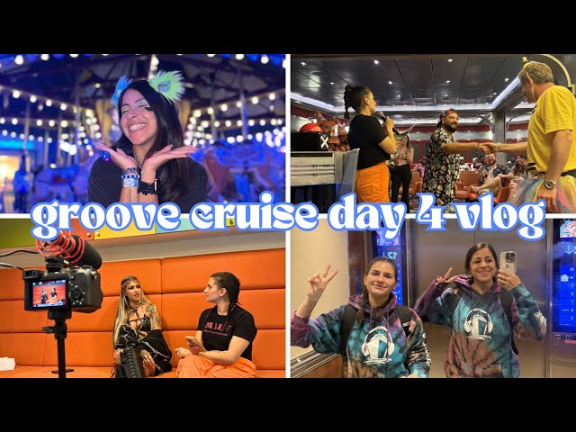 the final day of groove cruise 2025 ✨ day 4 vlog