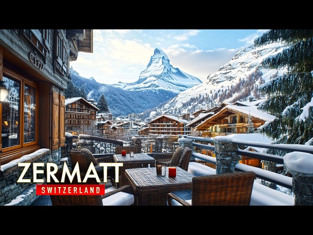 Winter Wonderland in Zermatt, Switzerland | A Walk at the Foot of the Matterhorn