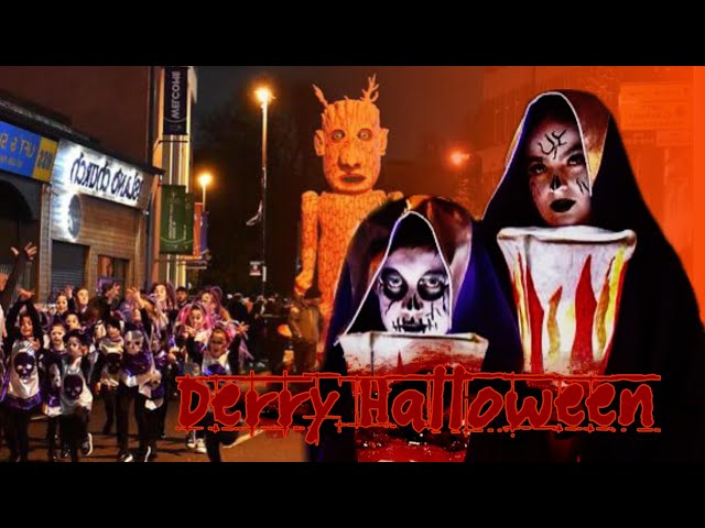 Derry Halloween 2024 Halloween Parade and Fireworks #manjaprackaran #halloween2024 #derryhalloween