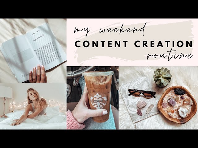 How I Create Content for my Instagram + Blog in 2021