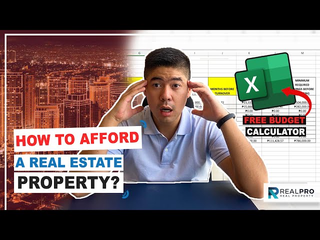 HOW TO AFFORD REAL ESTATE | Free Budget Calculator