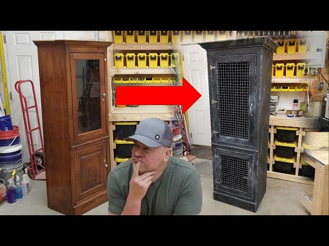 Upcycle an old cabinet into something stunning and useful a liquor cabinet