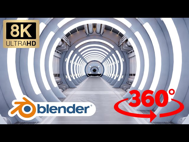 BLENDER 3D - VR 360  8K - Le Corridor - META - OCULUS QUEST 2