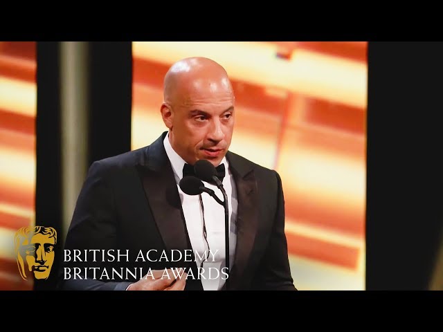 Vin Diesel's Heart-Warming Tribute to Jackie Chan | 2019 BAFTA Britannia Awards