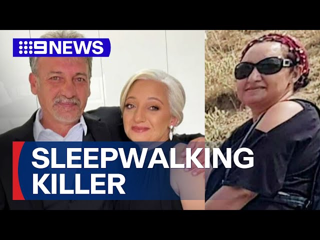 Woman who stabbed husband to death while sleepwalking has charges dropped | 9 News Australia