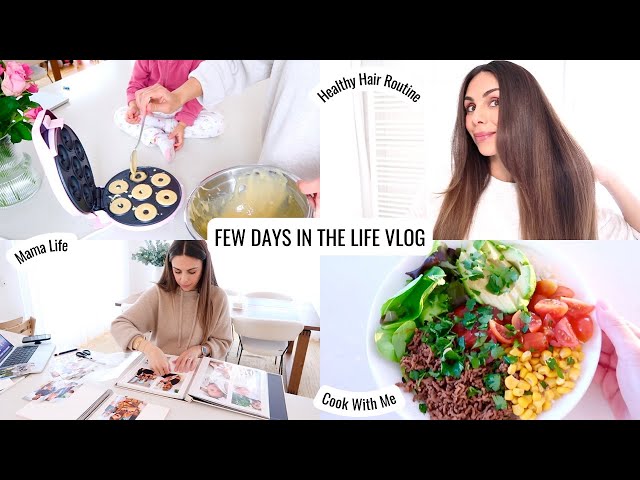 VLOG | Healthy Hair Routine, Self Love Habits, Meal Prep & Making Nalia's Baby Book | Annie Jaffrey