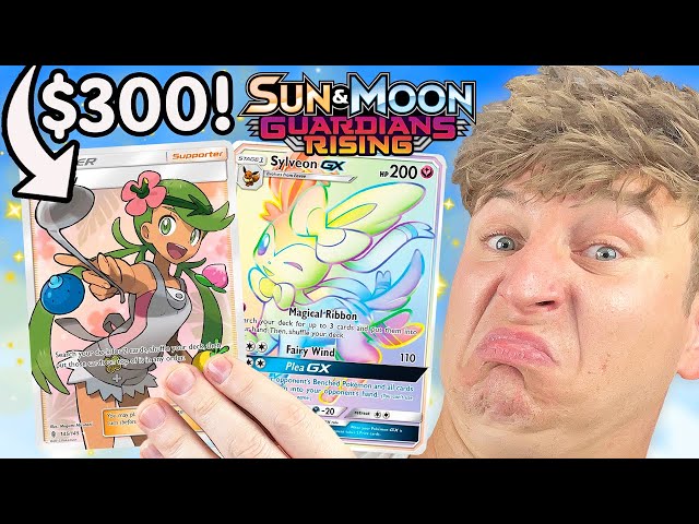 Can I Find The Best Pokemon Cards In Guardians Rising?!