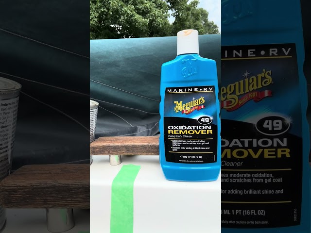 Dr.Go! With more oxidation removal from fiberglass gelcoat. What products do you recommend? #boat