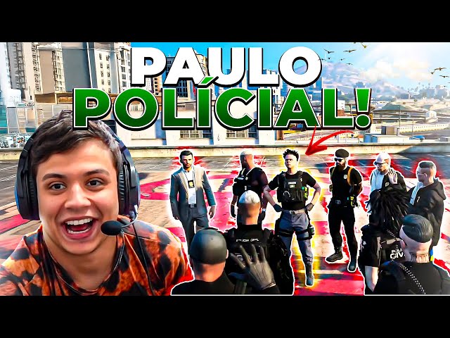 PAULINHO ENTROU NA POLICÍA CIVIL e JÁ É CORONEL! GTA RP (Modder clips)