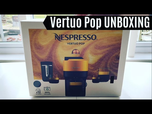 Nespresso Vertuo Pop UNBOXING & FIRST USE | VertuoLine Coffee Machine Review Magimix Krups De'Longhi