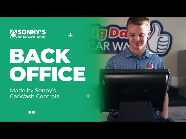 Sonny's Controls Back Office Management Software | Sonny's CarWash Controls