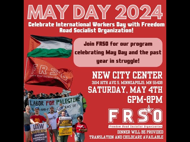 FRSO-Twin Cities International Workers' Day Speech by David