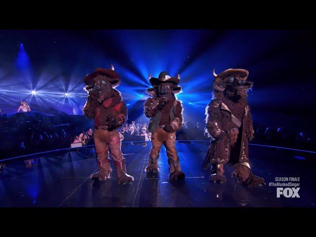 The Masked Singer 12 FINALE - Buffalos sing Somebody That I Used to Know by Gotye