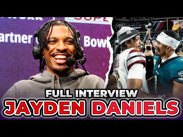 JAYDEN DANIELS TALKS COMMANDERS SEASON + BIGGEST HURDLES + PHILADELPHIA EAGLES