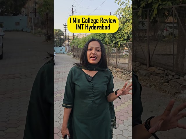 IMT Hyderabad College Review For MBA ✅ #mba