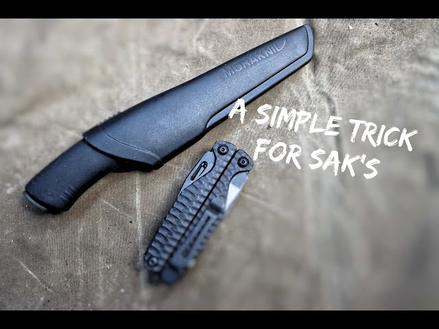 A Simple Trick for ANY Victorinox Knife or SAK Tool