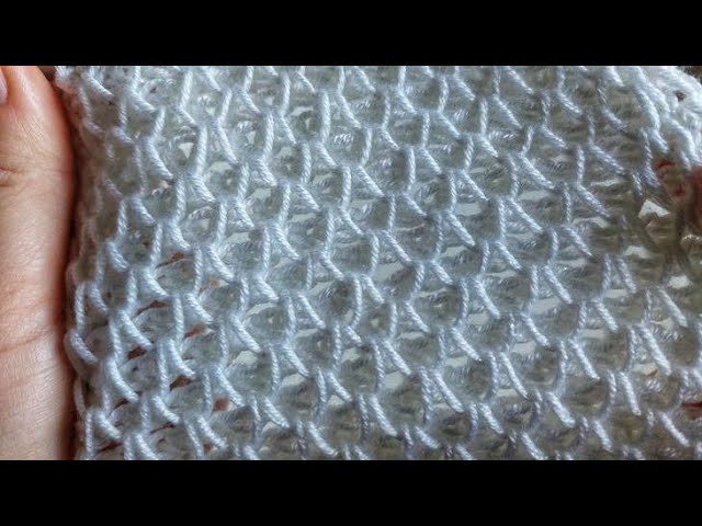 Amazing 💯 👌 How to crochet Tunisian stitch video tutorial #tunisiancrochet #crocheting #knitting