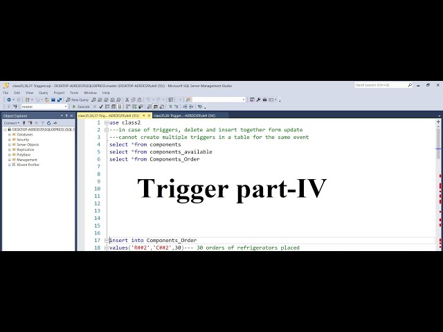 SQL For Data Science Class 38:Triggers for Data Science Practical Guide with Update Trigger Solution