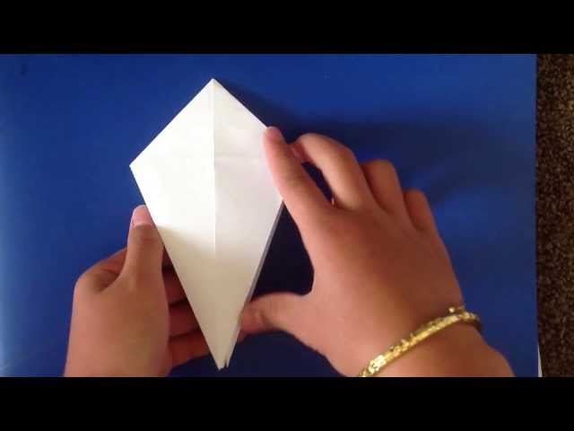 How to make an origami paper crane?!?