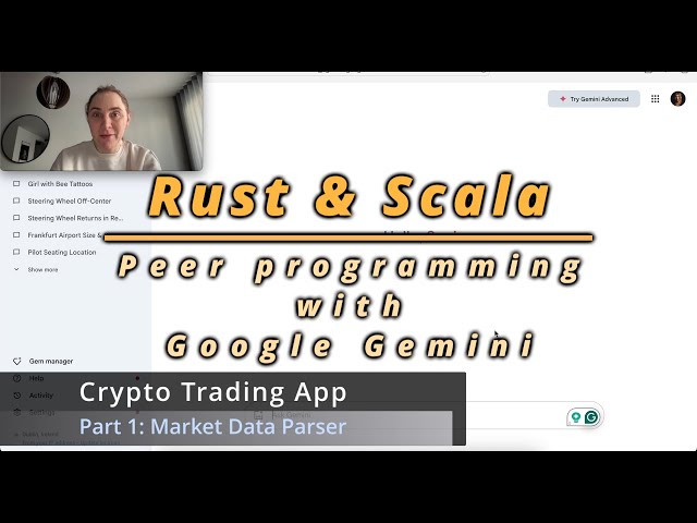 Rust & Scala - Peer Programming: Gemini (Market Data Parser - Crypto Trading App Part 1)