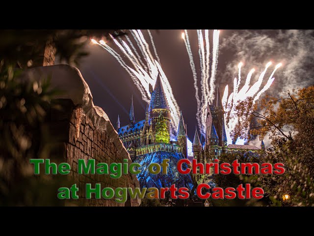 8K The Magic of Christmas at Hogwarts Castle in Universal Orlando in VR180 3D