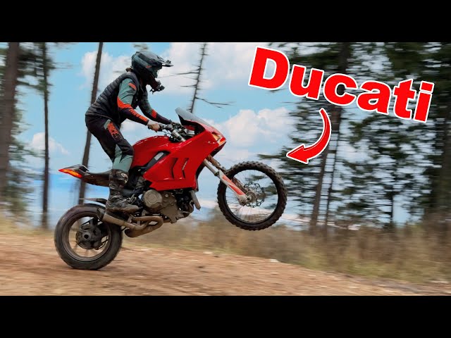 REBUILDING A DUCATI V4 PANIGALE to OFFROAD