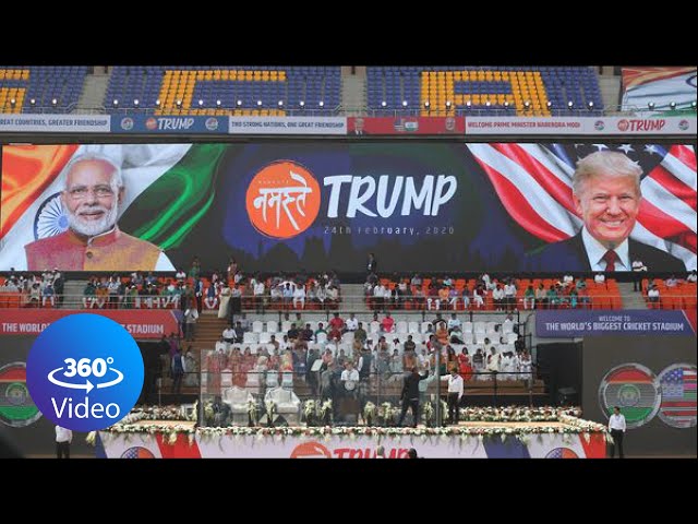 नमस्ते ट्रंप (Namaste Trump) - Motera Stadium - Ahmedabad | 360° Video